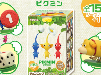 Furuta Pikmin Choco Egg Candy Toys Selling out in Japan