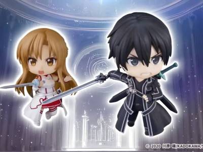 See 2.0 Sword Art Online Kirito and Asuna Nendoroids