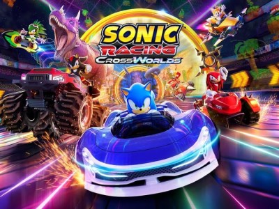 Sonic Racing CrossWorlds Key Art with logo