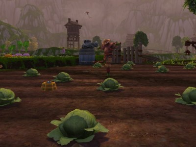 The player's farm in World of Warcraft
