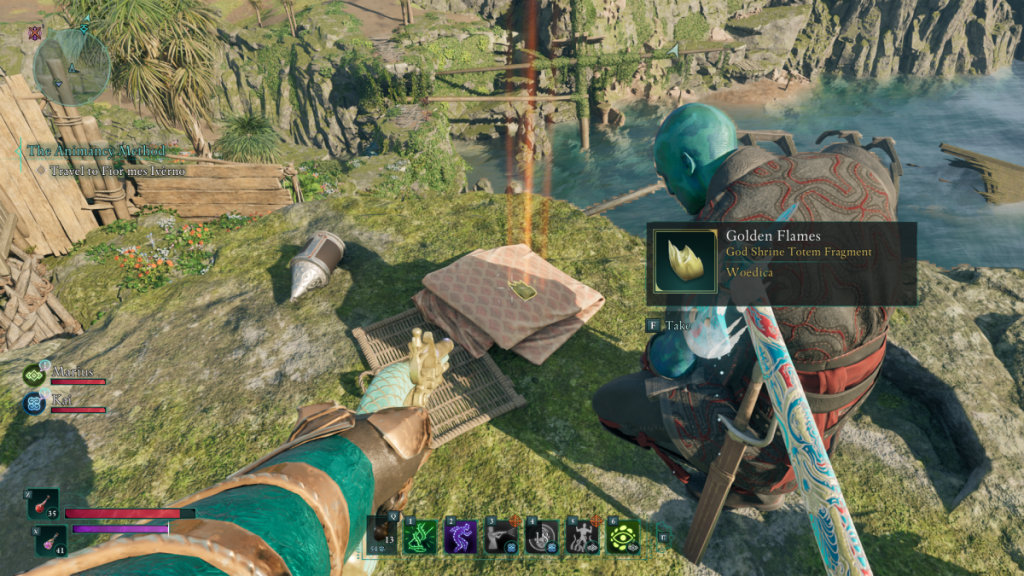 Avowed Woedica Totem Flames