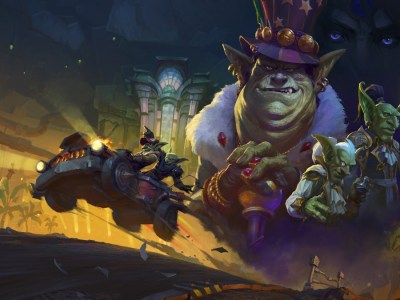 Key art for the Undermine(d) World of Warcraft The War Within patch, featuring the D.R.I.V.E vehicle, an imposing headshot of Gallywix, and goblins from the Undermine cartels