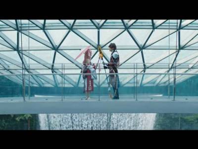 Yae Miku x Zhongli Genshin Impact Cosplay in New Coldplay Music Video