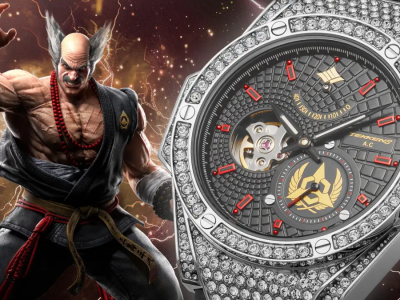 Angel Clover watch modeled after Tekken 8 Heihachi Mishima