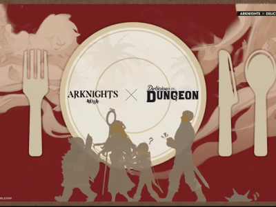 promo image for the Delicious in Dungeon X Arknights event