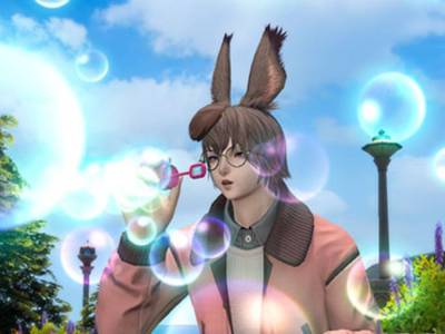 Blow Bubbles With New FFXIV Paid Emote From Online Store