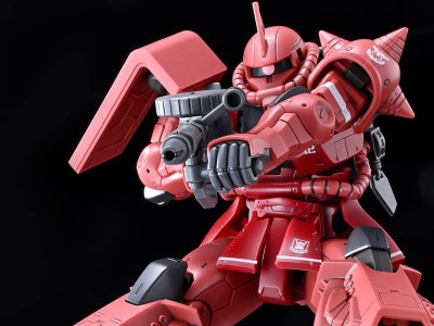 Gundam Zeon Gunpla model kits - Char Custom High Mobility Zaku II