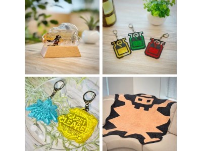 Monster Hunter Wilds goods at Capcom Cafe