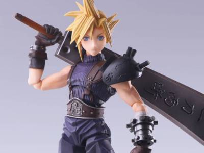 New FFVII Bring Arts Cloud Figure Wields Hardedge Sword