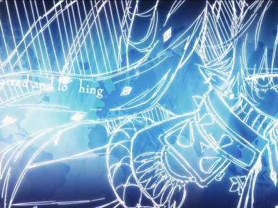 Shot of one of the new servants in the FGO Ordeal Call Trailer