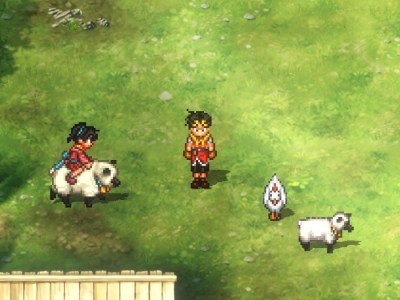 Yuzu in the ranch in Suikoden 2