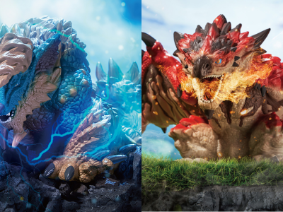 monster hunter zinogre rathalos figures