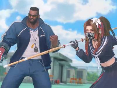 FFVII Ever Crisis Academy Boss Fight Is Aerith and Mr. B