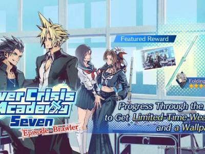 FFVII Ever Crisis Academy Sephiroth Weapon Is a Folding Ruler Tifa