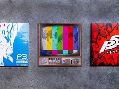 Persona Megamix Vinyl Soundtracks Cover 3 Reload, 4, and 5