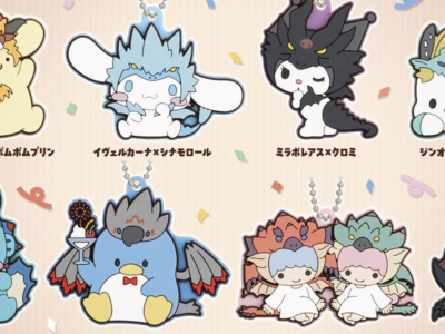 ssanrio monster hunter keychains