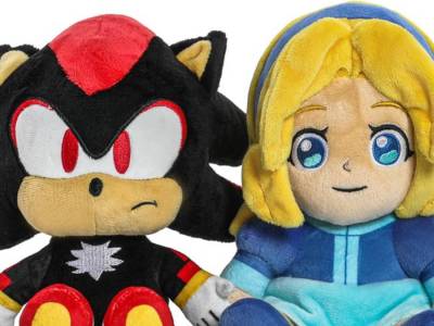 Sonic Plush Pair Up Shadow the Hedgehog and Maria Robotnik