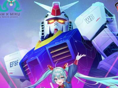 Banpresto Hatsune Miku Gundam Figure in Development