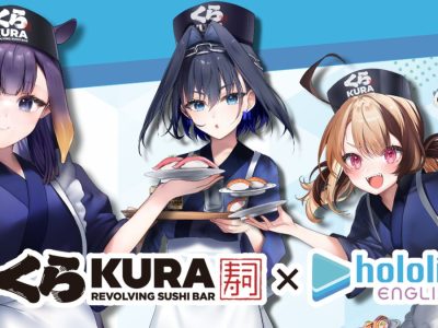 Hololive Vtubers and Kura Revolving Sushi Bar Event Detailed merchandise