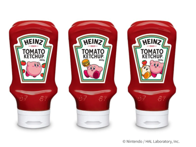 New Kirby Heinz upside down ketchup bottles coming to Japan in June 2025