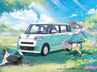 DBC Hatsune Miku car featuring Daihatsu Move Canbus