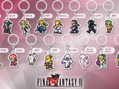 Final Fantasy Pixel Remaster Charms Cover FFV, FFVI Characters
