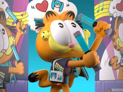 New Garfield Youtooz Figure Loves Hatsune Miku
