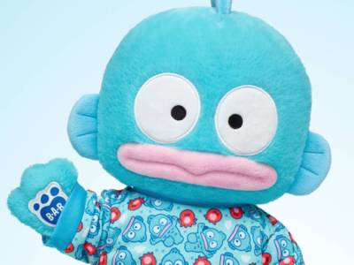 New Sanrio Build-a-Bear Plush Is Hangyodon stuffed animal