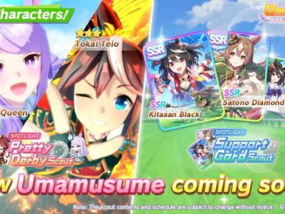 New Umamusume Tokai Teio, Mejiro McQueen and SSR Kitasan Shown