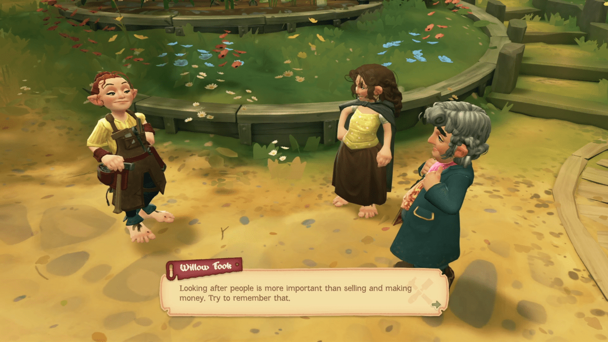 tales of the shire dialogue