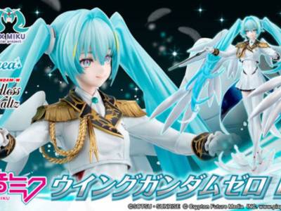 Lucrea Hatsune Miku x Gundam Wing Zero EW Figure Debuts in June