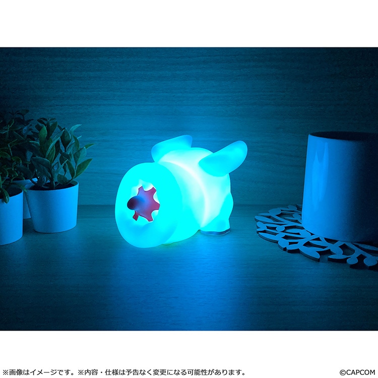 Monster Hunter Khezu lamp - blue light