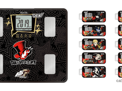 Persona 5 Royal body mass scale and step counter pedometer by Tanita