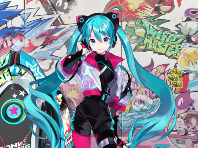 Project ONSOKU featuring Hatsune Miku and Sonic the Hedgehog