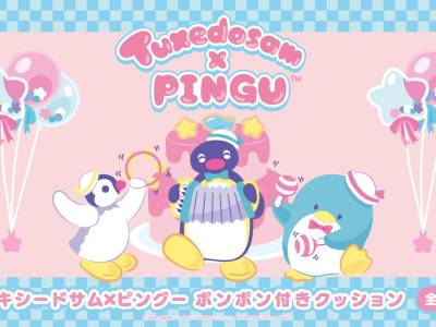 Sanrio’s Tuxedosam Paired Up With Pingu the Penguin in Japan