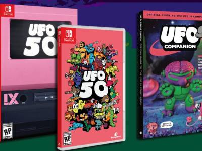 UFO 50 Switch Physical Deluxe Edition Includes a Guide