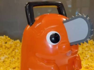 Chainsaw Man Movie Popcorn Bucket Looks Like Pochita