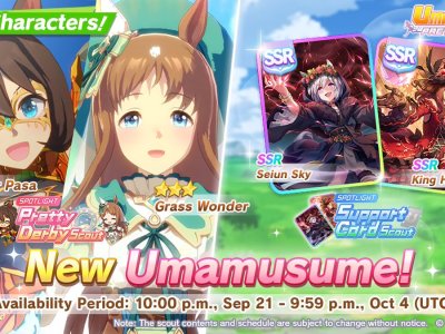 Umamusume El Condor Pasa and Grass Wonder JRPG Style Alts Appear