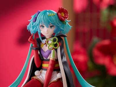 New Hatsune Miku Noodle Stopper Figure Wears a Camellia Flower Tetsu Kurosawa