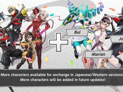Persona 5: The Phantom X Gets More Exchange Characters in 2.0