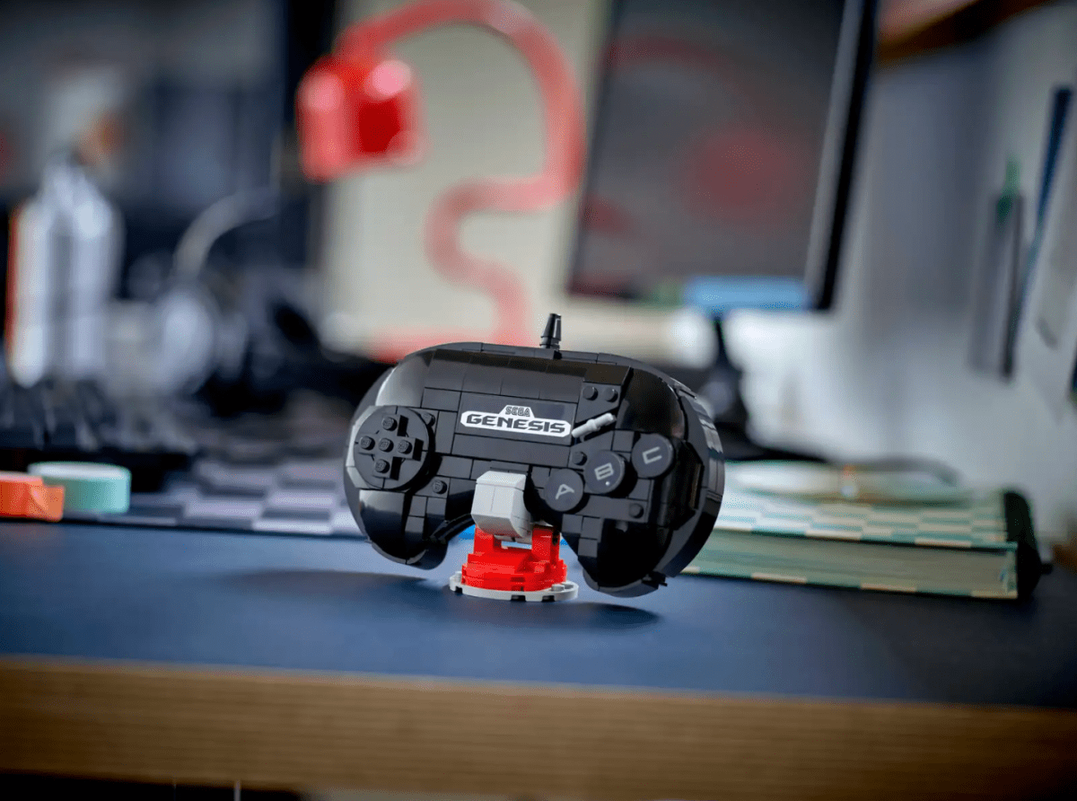 Sega Genesis Lego Controller Set Features Sonic on the Back