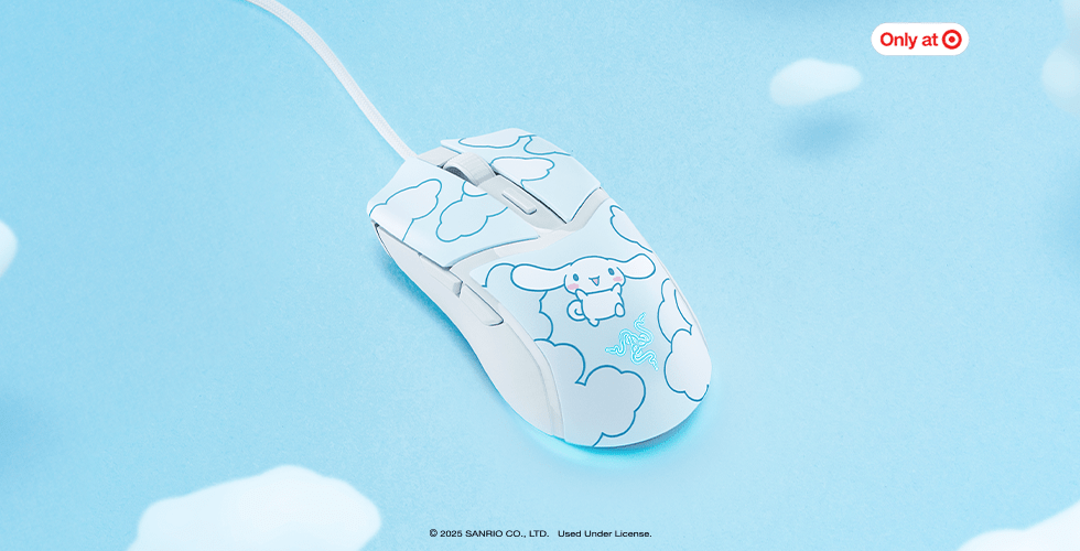 New Razer Keyboard, Headset, and Mouse Star Cinnamoroll 