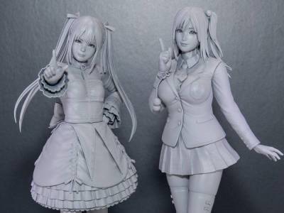 Dead or Alive Nyotengu, Honoka, and Marie Rose Figures Are at WF 2025 Shanghai