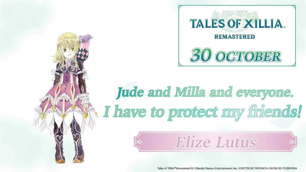 Se confirman los personajes y actores de doblaje de Tales of Xillia Remastered