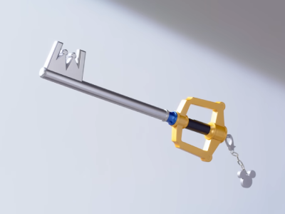 kingdom hearts keyblade kingdom chain replica toy