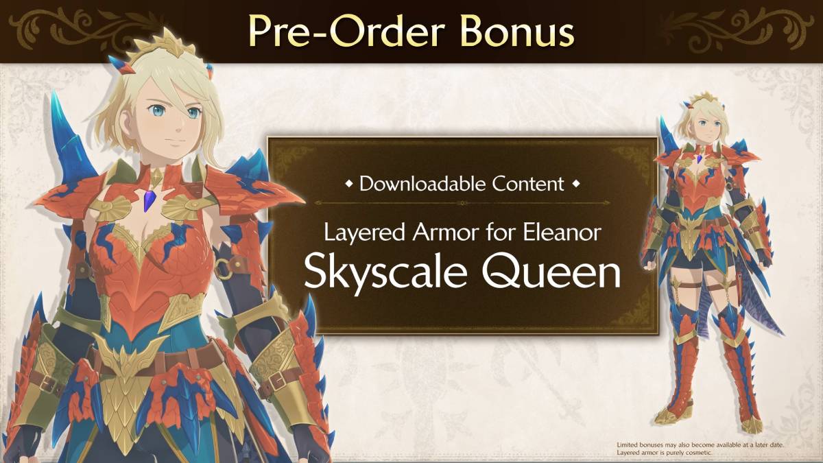 Monster Hunter Stories 3 Pre-order Bonus Is a Layered Armor Cosmetic