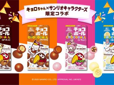 New Morinaga Chocoball Candy Features Sanrio Characters