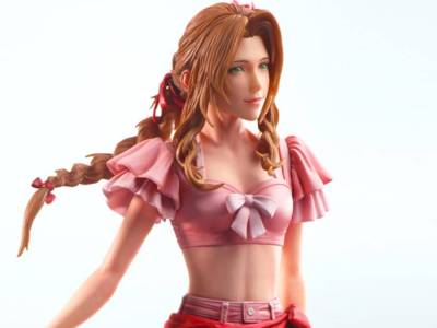Next FFVII Static Arts Figure Is Aerith in Her Rebirth Swimsuit