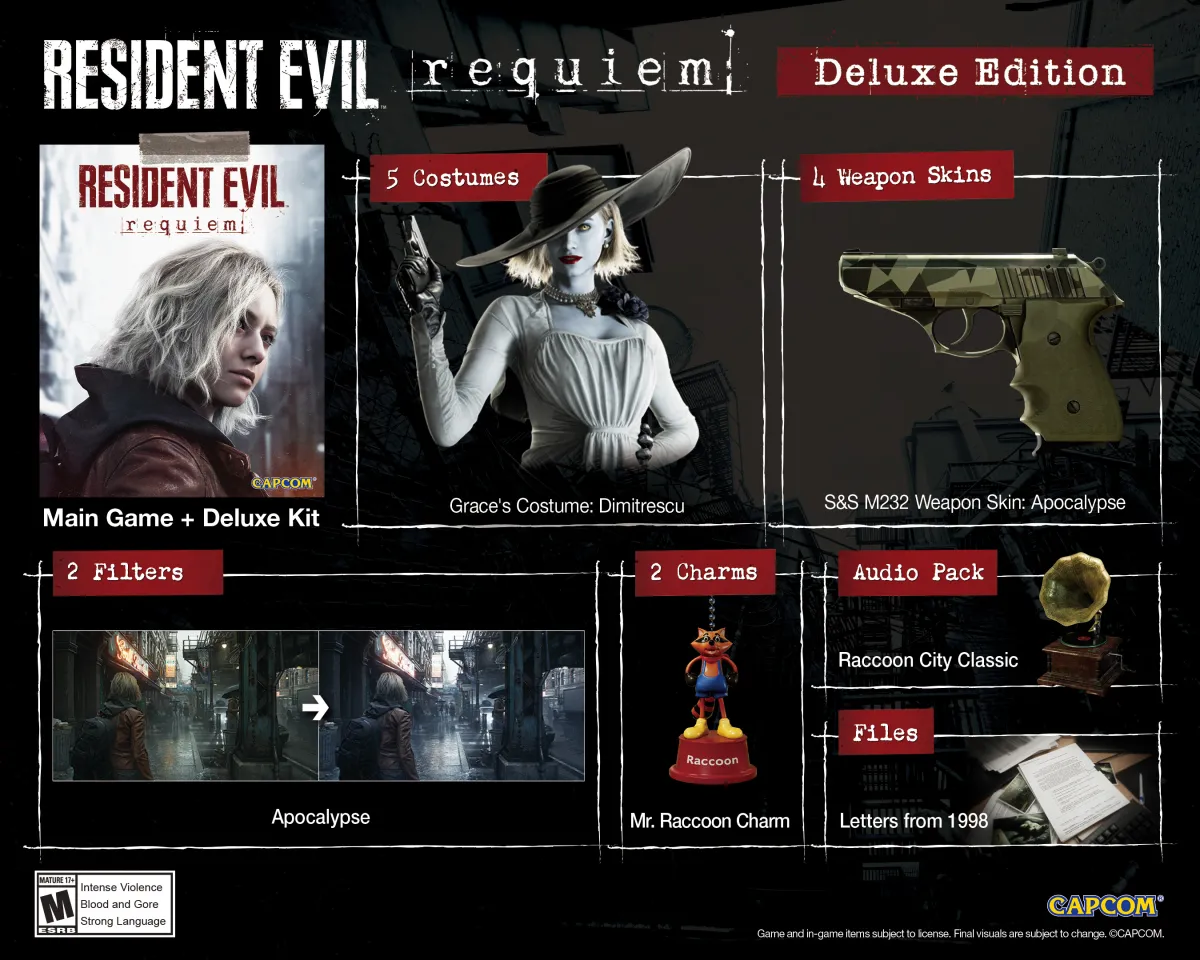 Se anuncian el amiibo de Resident Evil Requiem y el controlador Switch 2