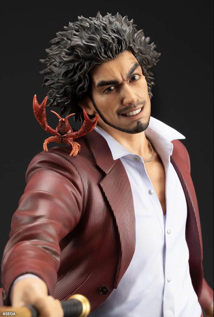 Yakuza: Like a Dragon Ichiban Kasuga Figure Includes Nancy the Crawfish